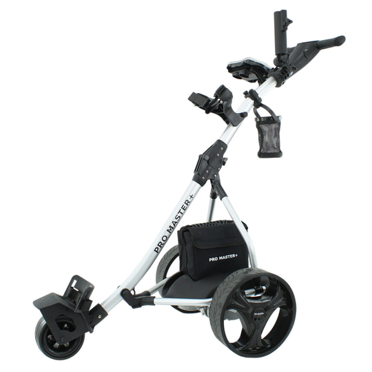 Promaster Plus Deluxe Electric Golf Trolley Digital 36 Hole Battery Charger Cart