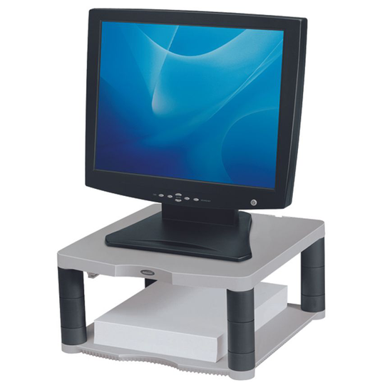 Fellowes Premium Monitor Riser Platinum 91717