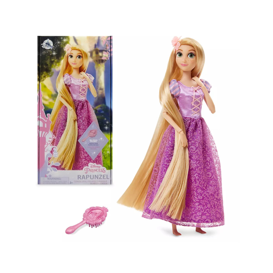 Official Disney Tangled - Rapunzel Classic Doll with Brush WLL02 777801 WA8LT