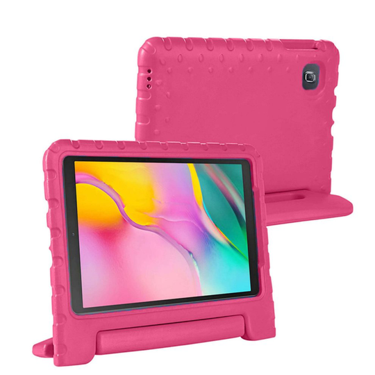 (Samsung Tab A 2019 10.1" T510 T515, Pink) Kid's Shockproof Cover For Samsung T580 T585 T510 T515 Tablet