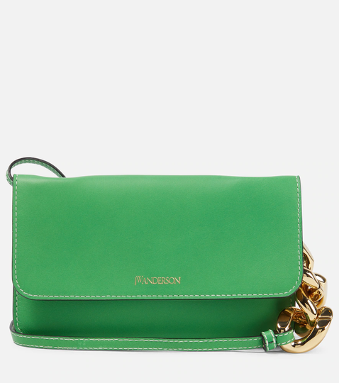 Leather phone pouch