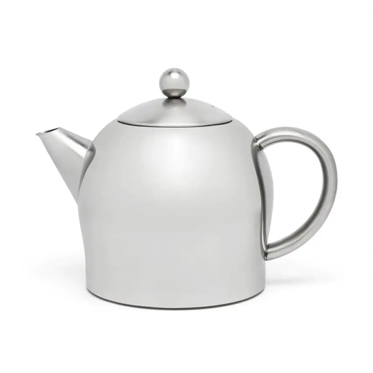 Bredemeijer Teapot Double Wall Minuet Santhee Design 0.5L in Satin Finish Steel