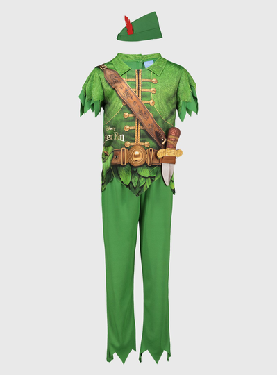 Disney Peter Pan Green Costume - 9-10 years