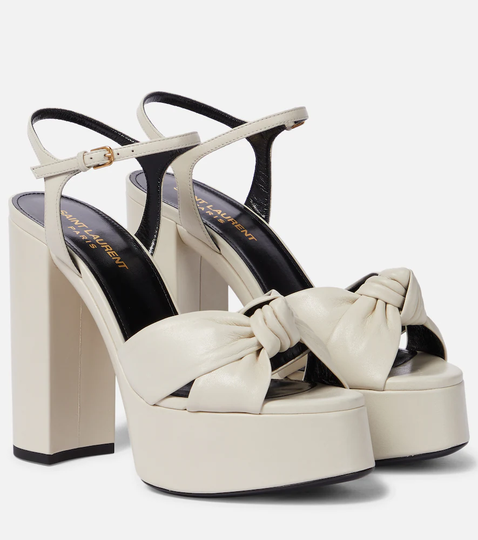 Bianca 125 leather platform sandals
