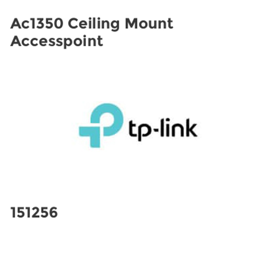 TP-Link Ac1350 Ceiling Mount Accesspoint