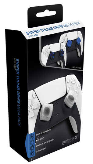 Gioteck PS5 Sniper Thumb Grip Mega Pack