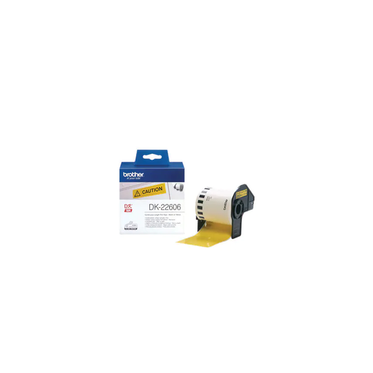 Brother 62MMX15.24M Continuous Yellow Film