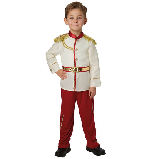 (M) Anime Snow White Boy Prince Charming Child Cosplay Costume Christmas Masquerade