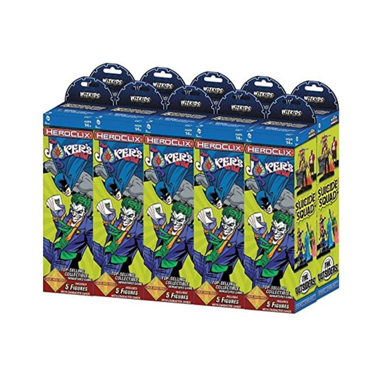 DC Heroclix: The Joker's Wild! Booster Brick ( 10 Count ) Wizkids 72504