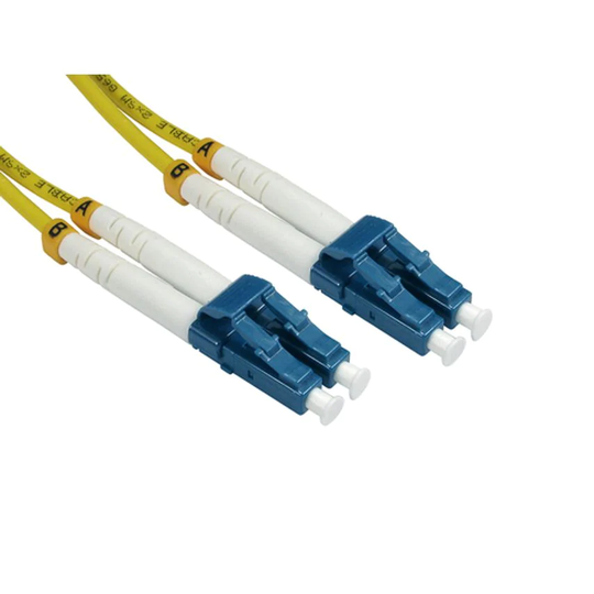 Cables Direct Cables 2M LC-LC Single Mode 9/125 Yellow