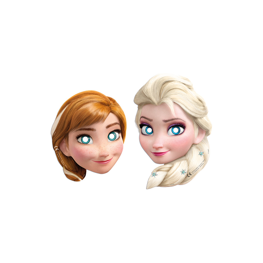 Disney Frozen Anna and Elsa Party Masks 6pk
