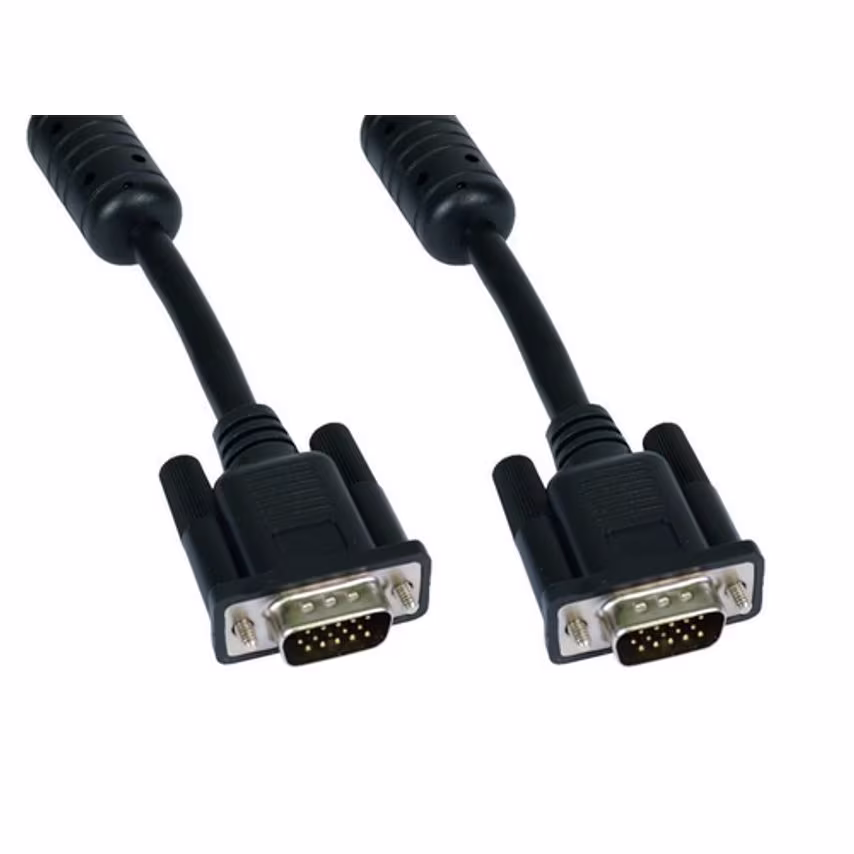 Cables Direct Cables SVGA M-M All 15 Lines Black