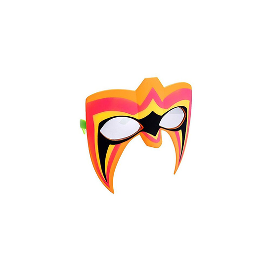 Sun-Staches Officially Licensed WWE Ultimate Warrior Sunglasses Orange, Red, Yellow, Black, Green, Standard