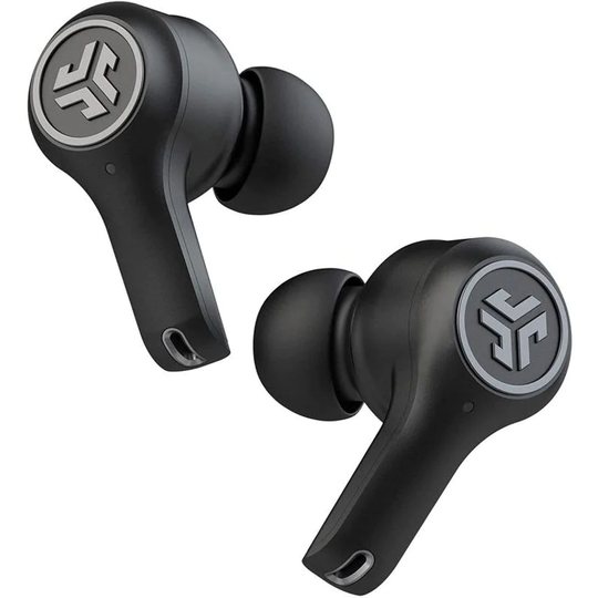 JLab Audio Epic Air Black Active Noise Cancelling True Wireless Ear Buds with Ch