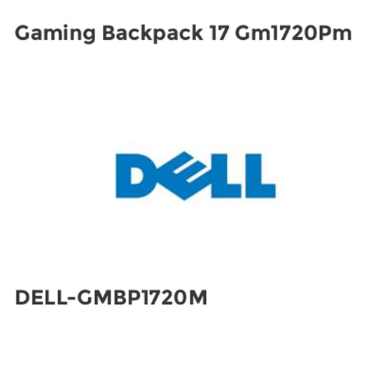 Dell Gaming Backpack 17 Gm1720Pm- you get 4