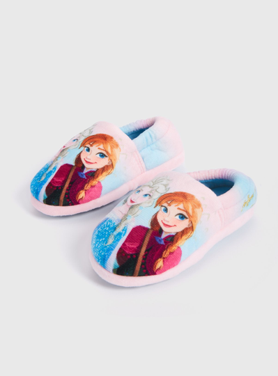 Disney Frozen Pink Full Slippers - 13 Infant