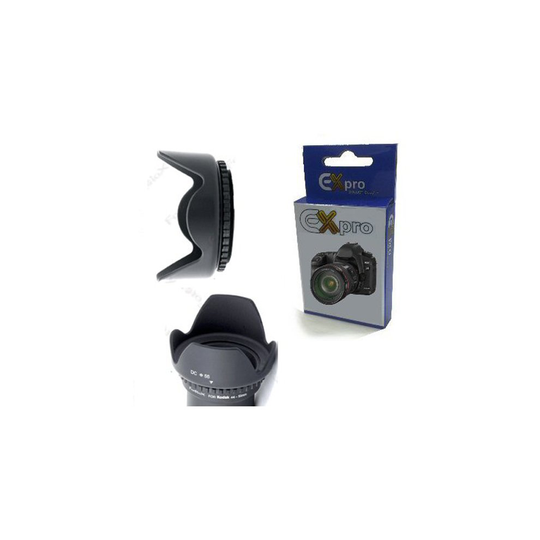 Ex-Pro 58mm Crown Shaped Hood for Canon, Nikon Fuji, Sony, Leica, Zeiss, Panaso