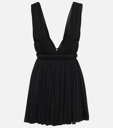 Ruched minidress