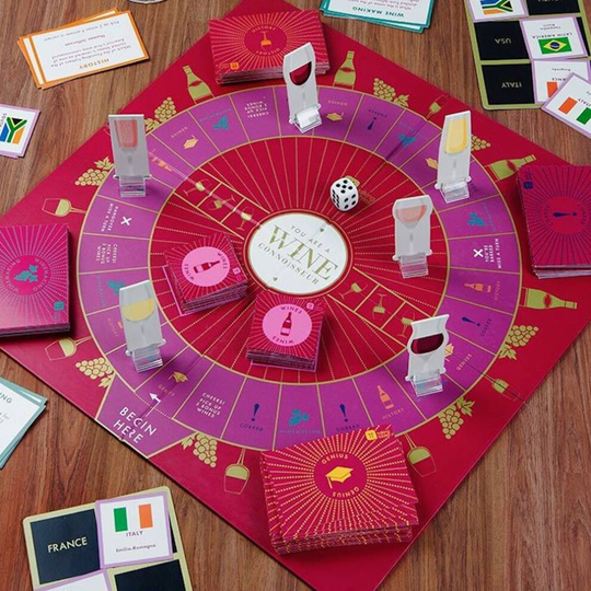 Wine Board Game, Adult Party Drinking Board Game, Family Games Night, Luxury Games, Luxury Gifts, Wine Game, Isolation Games 16+