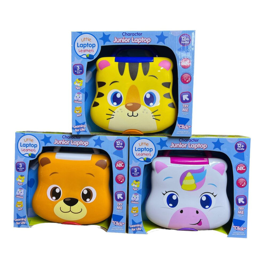 (Tiger) Little Laptop Learners - Unicorn, Tiger & Bear Style