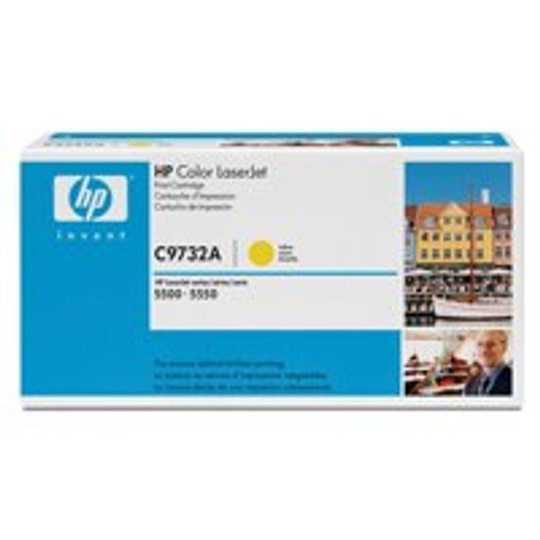 HP 645A Yellow Standard Capacity Toner Cartridge 12K pages for Color LaserJet 55