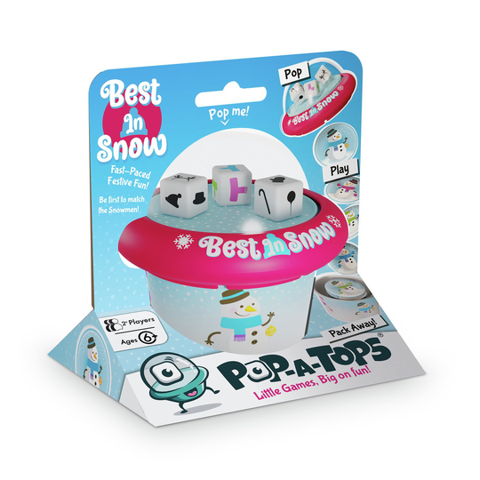 Pop A Tops Best In Snow Christmas Family Travel Game