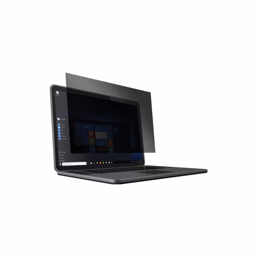 Kensington Laptop Privacy Screen Filter 2-Way Adhesive 12.5" Wide 16:9 Black