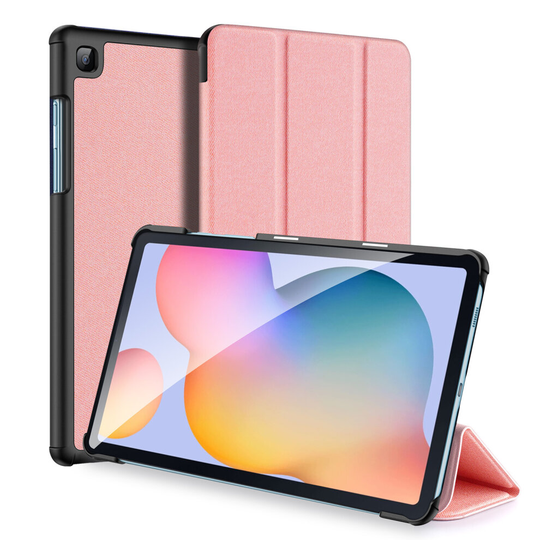 Case for Samsung Galaxy Tab S6 Lite Ultra Thin Smart Leather Cover Case with Pencil Holder & Auto Wake Up/Sleep - Pink