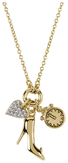 Disney Gold Coloured Cinderella Charm Necklace