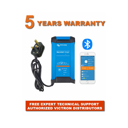 VICTRON BATTERY CHARGER BLUE SMART BLUETOOTH 12V IP22 15A 1 Out UK