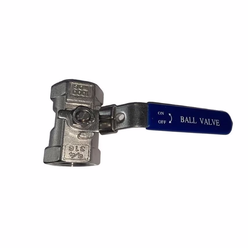 Eco Ball Valve Stainless Steel Ball Valve 1 Piece 1 1/2" BSP Thread