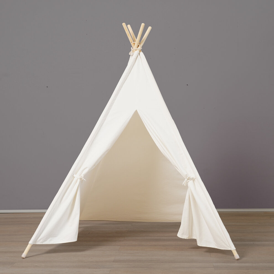 Kids Cotton Tent Canvas Teepee Wigwam Indoor Outdoor Play House