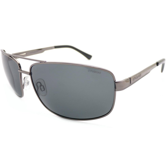 (Gunmetal A4X) POLAROID Men's Metal Polarized Sunglasses P4314