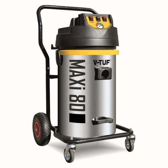 V-Tuf Maxi 240V 3600W H Class 80L Dust Extractor + Filter Shaker