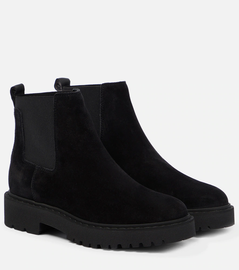 Suede Chelsea boots