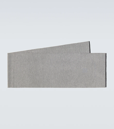4G wool and cashmere scarf
