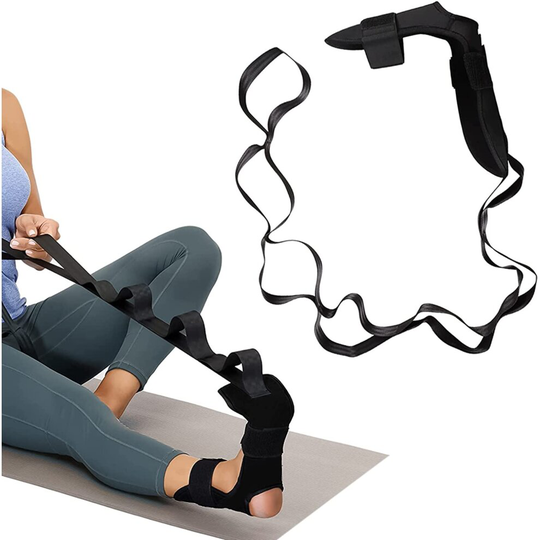 Yoga Flexibility Stretch Band Gym Trainer Leg Fascia Stretcher Strap