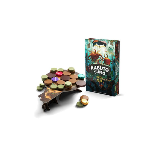 Kabuto Sumo - Board game - Dexterity game - 2 to 4 Players - 15-20 Minutes Play Time