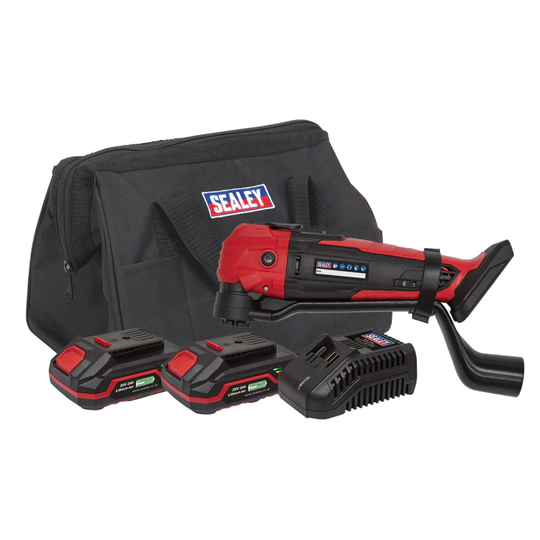 Sealey Cordless Oscillating Multi-tool Kit 20V - 2 Batteries