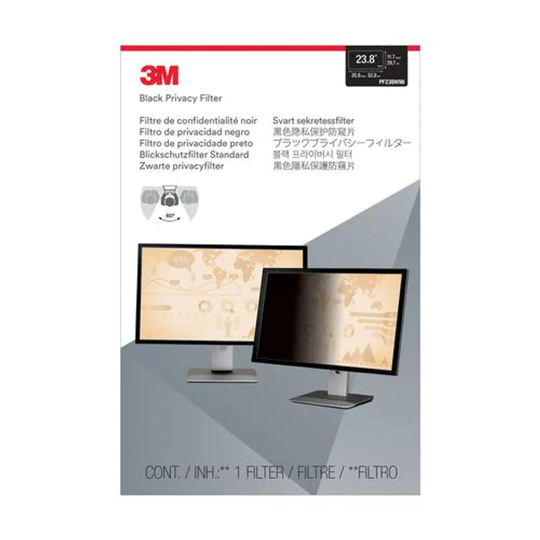 3M 3M Blackout Privacy Filter for Widescreen Desktop LCD 23.8inch Ref PF23.8W9