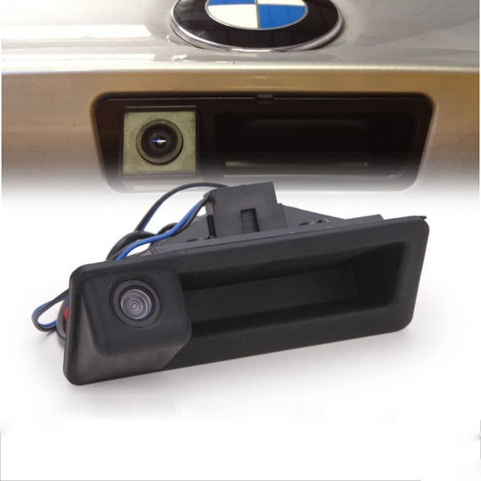 LIEBMAYA 170 degree Car Trunk Handle Backup Camera Rear View HD Camera Parking Backup Camera for BMW E60 E61 E70 E71 E72 E82 E88 E84 E90 E91 E92 E93