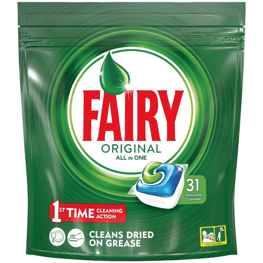 Fairy Original All-in-One 31 Dishwasher Tablets