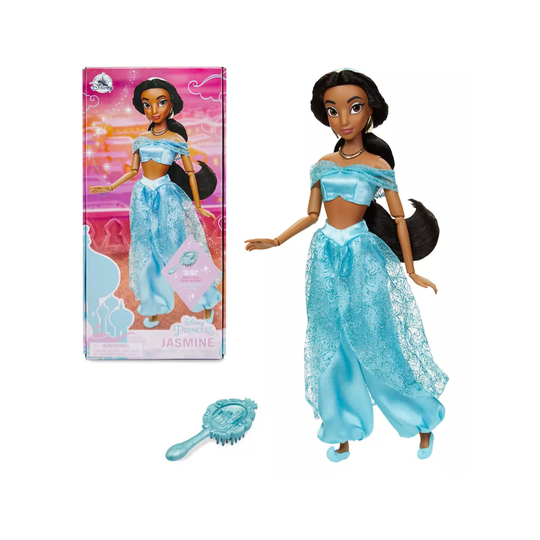 Official Disney Aladdin - Princess Jasmine Classic Doll with Brush RK7S2 772448 WA8LT