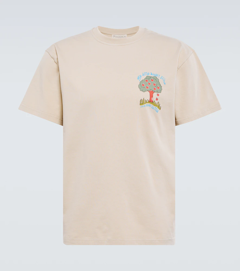 Printed organic cotton T-shirt