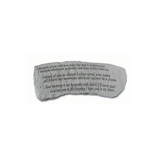 Kay Berry- Inc. 35620 I Thought Of You With Love - Memorial Bench - 29 Inches x 12 Inches x 14.5 Inches
