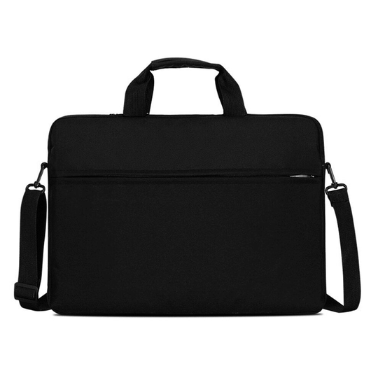 (Black) 15.6 inch Laptop PC Waterproof Shoulder Bag Carry Soft Notebook Case