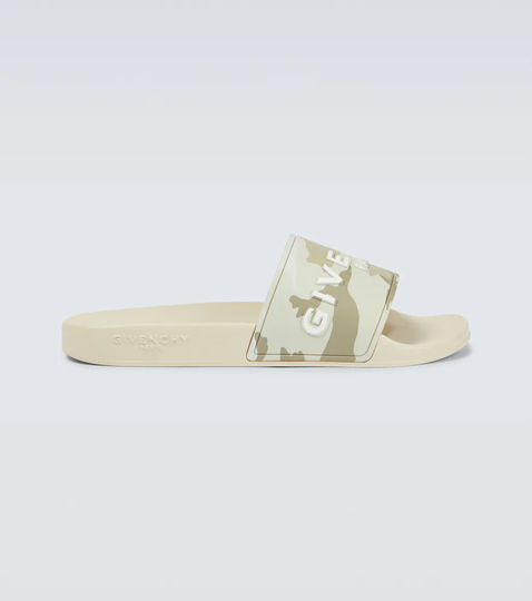 Camouflage rubber slides
