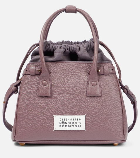 5AC Small leather tote bag