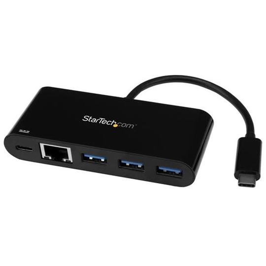 Startech USBC to GbE Adapter and 3 Port USB Hub- you get 3