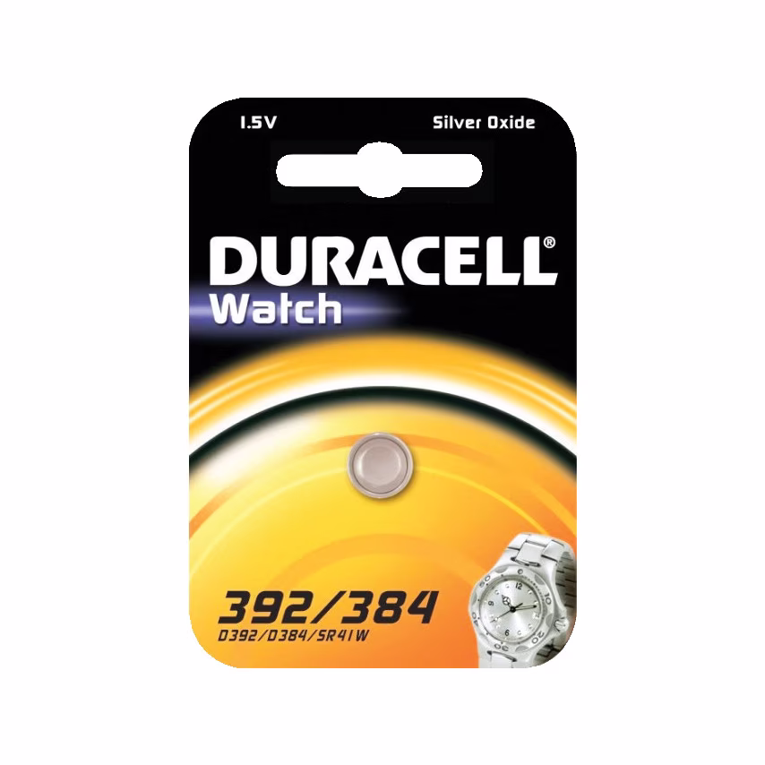 Duracell Single D392 Silver Oxide Electronic Battery